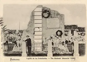Colon Prints: The Students Memorial Tablet, Havana, Cuba