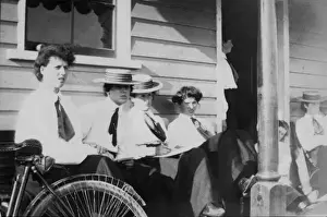 Students watching cricket