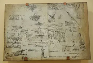 Studies Prints: Studies on the moon. Leonardo da Vinci is interested in