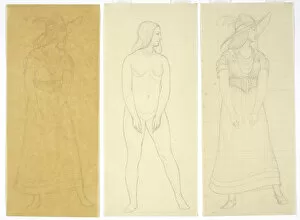 Images Dated 24th September 2012: Three Studies for The Rehearsal