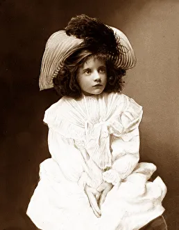 Studio portrait of a girl