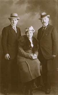Images Dated 31st March 2017: Studio portrait, group of three people