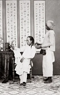 Studio portrait Indo-China, Vietnam or Singapore