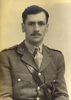 Studio portrait, young man in uniform