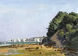 Pools Prints: Studland beach, Dorset