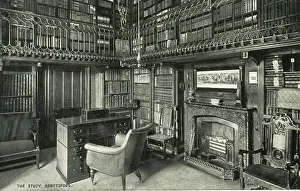 Abbotsford Prints: The Study, Abbotsford, home of Sir Walter Scott