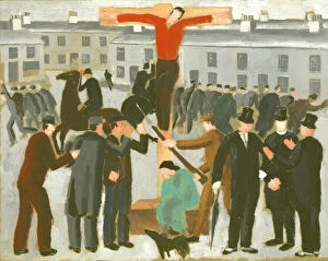 Capitalism Gallery: Study, An Allegory of Social Strife, by Archibald Ziegler