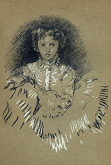 Abbott Gallery: A study of Baby Leyland by James Abbott McNeill Whistler