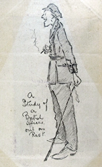 Images Dated 5th May 2009: A Study of a British Officer out on Rest