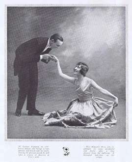 Images Dated 9th May 2016: Study of the exhibition dancers Georges Fontana and Marjorie
