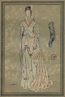 Abbott Gallery: A study of Mrs Leyland by James Abbott McNeill Whistler