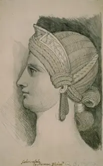 Study after a Roman Portrait Bust of a Lady