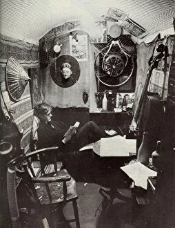 Study room at Rugby School, 1967