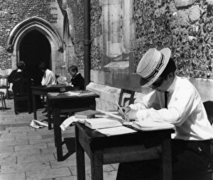 Boater Gallery: Studying at Winchester College
