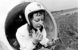 Stunt woman cannonball loses her knickers