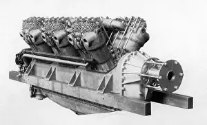 Sturtevant Model 7 12-cylinder water-cooled inline engine