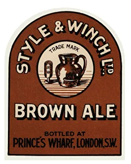 Breweries Prints: Style & Winch Brown Ale