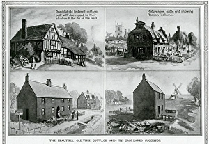 Styles of cottage, old and new Styles of cottage, old and new