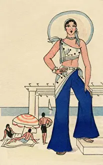 New Images From The Grenville Collins Collection Prints: Stylised glamour of the Cote d Azur