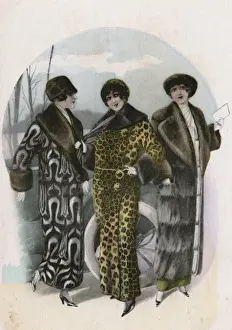 Stylish Austrian Ladies in highly fashionable attire