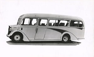 Images Dated 1st August 2017: Stylish late1930s Bedford coach - custom body work