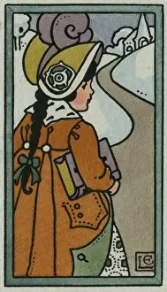 Larcombe Prints: Stylish young lady