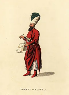 Regency Era Prints: Subaltern officer of the Janissaries