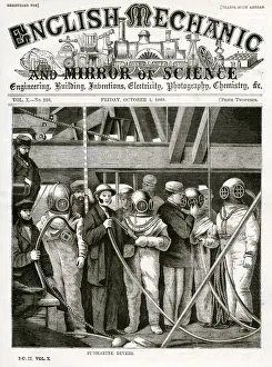 Images Dated 1st November 2019: Submarine divers 1869
