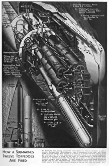Images Dated 14th March 2012: How submarines fire torpedoes, 1939