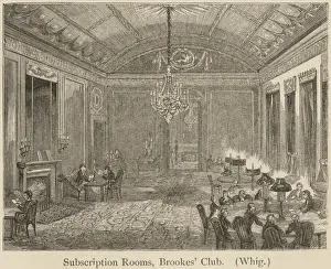Subscription Prints: The Subscription Rooms, Brookes Club(Whig)
