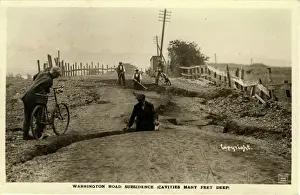 Warrington Prints: Subsidance Fractures, Warrington Road, Northwich, England