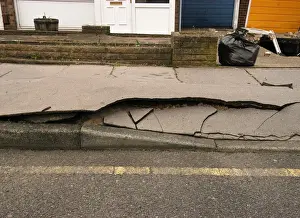 Rubble Prints: Subsidence damage, 122 Ridley Road, Bromley