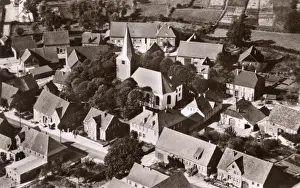Bremen Prints: Suburb of Bremen, Germany - Aerial photograph