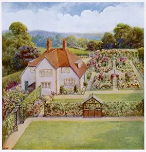 Lay Out Prints: Suburban Country House