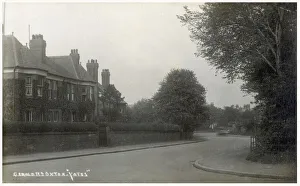 Gerald Prints: Suburban houses in Gerald Road, Oxton, Birkenhead, Merseyside, England