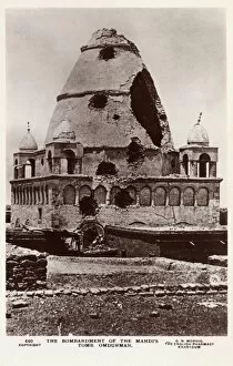 Mahdi Collection: Sudan - The Mahdis Tomb - showing damage