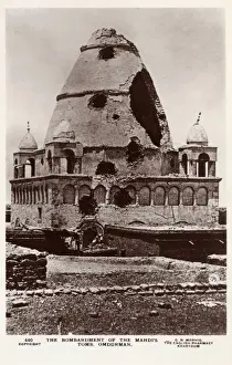 Shelled Prints: Sudan - The Mahdis Tomb - showing damage