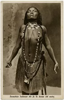Sudan - Sudanese Woman performing the Wind Dance