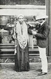 Curio Prints: Sudanese curio seller