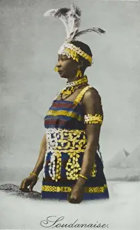 Mist Prints: Sudanese Woman in traditional Costume