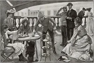 Interrupted Prints: A sudden call to duty: an interrupted tea-party at the Palace Guard