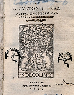 Lives Collection: SUETONIUS, Gaius Suetonius Tranquillus (69 - after 122)