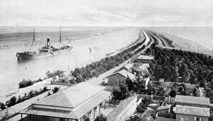 Canals Collection: Suez Canal 1915