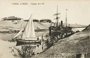 Suez Canal Scene, Egypt