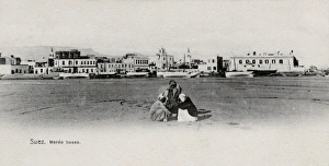 Aground Gallery: Suez at low tide, Egypt