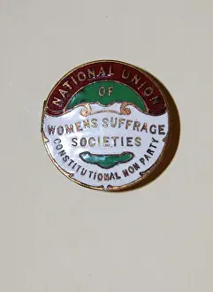 Suffrage Badge N. U. W. S. S