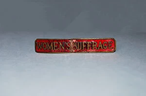 Images Dated 1st November 2013: Suffrage Badge N.U.W.S.S