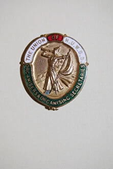 Images Dated 9th October 2013: Suffrage Badge N.U.W.S.S