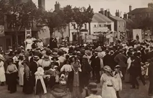 Avon Prints: Suffrage Meeting Stratford on Avon 1911