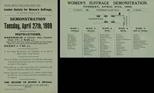 Suffrage Pageant Womens Trades & Professions